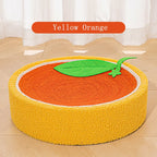 Grattoir rond tressé et lit tressé pour chat kawaii - Câlin Kawaii