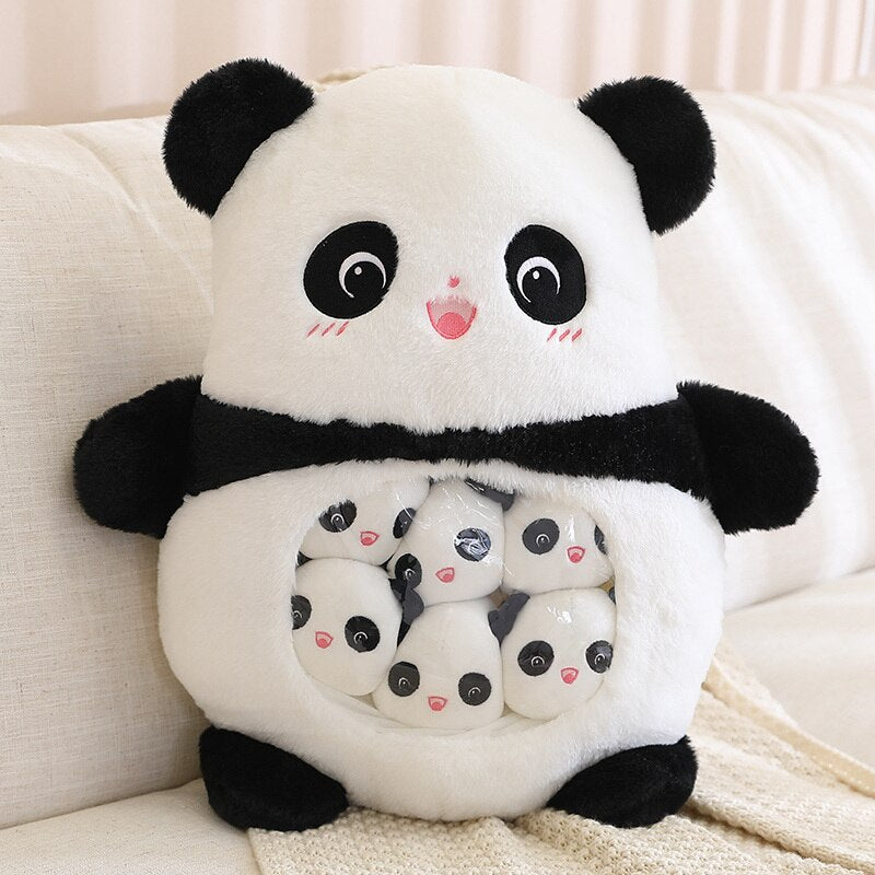 Peluche Koala Kawaii et ses Bébés Rose et Gris