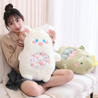 Peluche Koala Kawaii et ses Bébés Rose et Gris