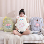 Peluche Koala Kawaii et ses Bébés Rose et Gris