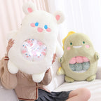 Peluche Koala Kawaii et ses Bébés Rose et Gris