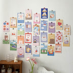 Mini Affiches Kawaii d'Oursons et Lapins Pastels