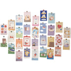 Mini Affiches Kawaii d'Oursons et Lapins Pastels
