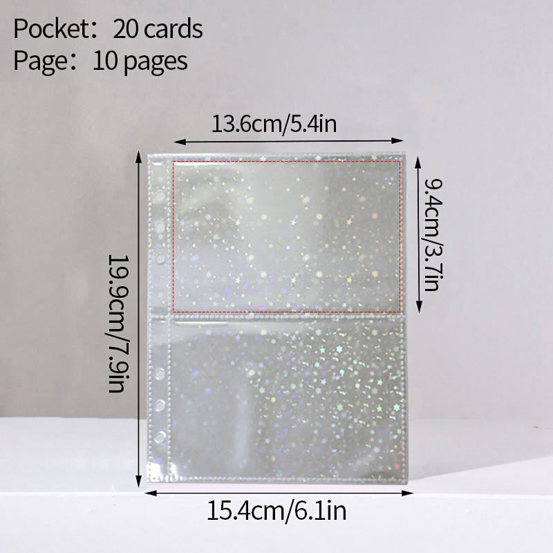 Classeur A5 couverture pour cartes photo d'idoles K-pop - Câlin Kawaii