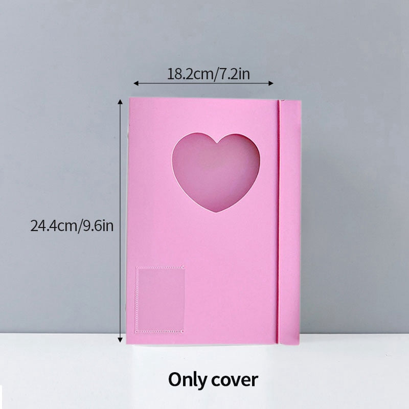 Classeur A5 couverture pour cartes photo d'idoles K-pop - Câlin Kawaii