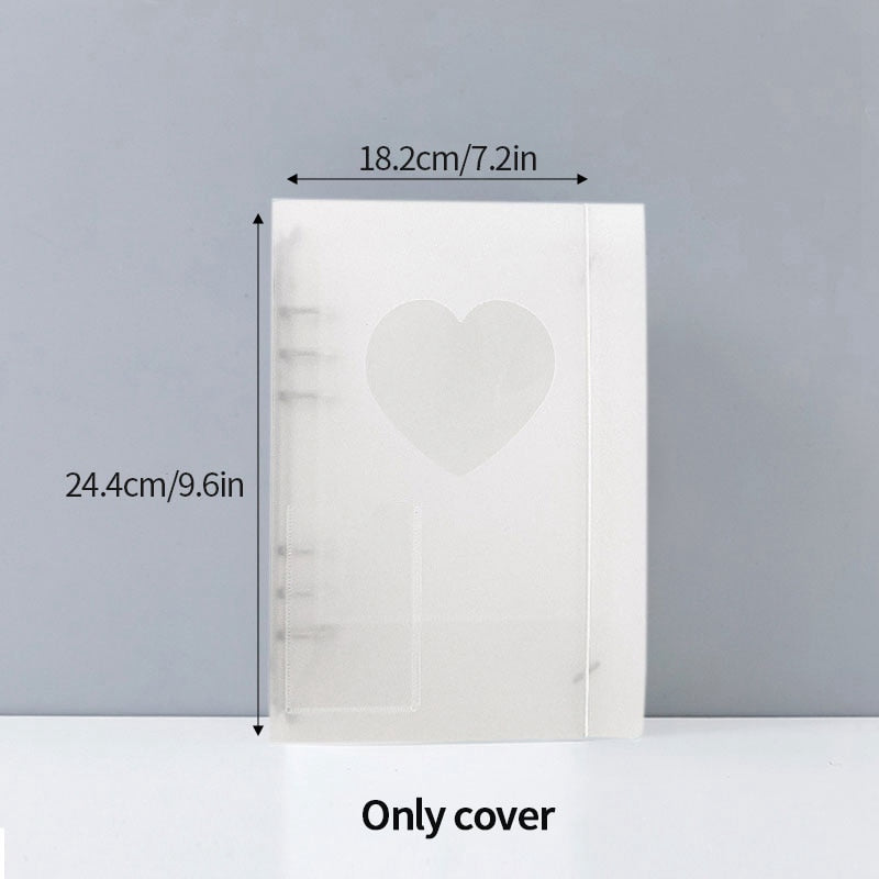 Classeur A5 couverture pour cartes photo d'idoles K-pop - Câlin Kawaii