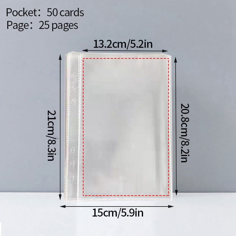 Classeur A5 couverture pour cartes photo d'idoles K-pop - Câlin Kawaii