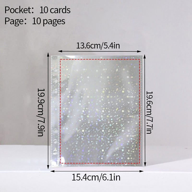 Classeur A5 couverture pour cartes photo d'idoles K-pop - Câlin Kawaii