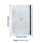 Classeur A5 couverture pour cartes photo d'idoles K-pop - Câlin Kawaii