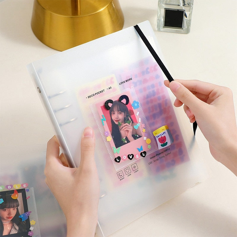 Classeur A5 Transparent pour Photocards K-Pop
