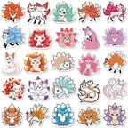 Lot de 20 Stickers Kitsune Décoratifs