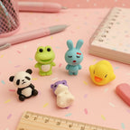 Lot de 5 Gommes en Forme d'Animaux