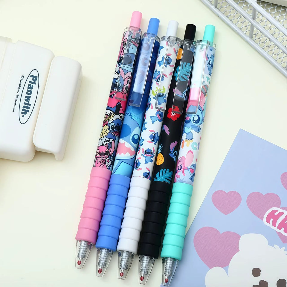 Lot de 5 Stylos Stitch Disney