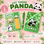 Lot de Peluches Panda