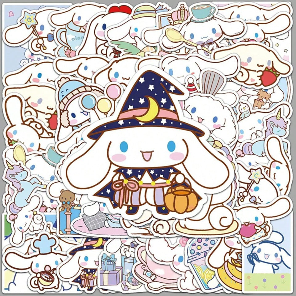 Lot de 20 Stickers Cinnamoroll Adorables