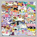 Stickers Animaux Colorés Lot de 20