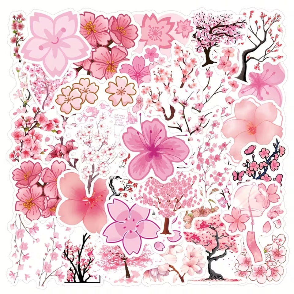Stickers Sakura en Lot de 20 (-20%)