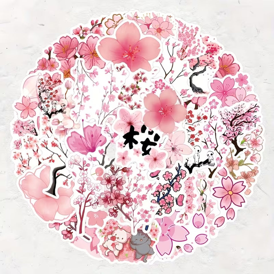 Stickers Sakura en Lot de 20 (-20%)