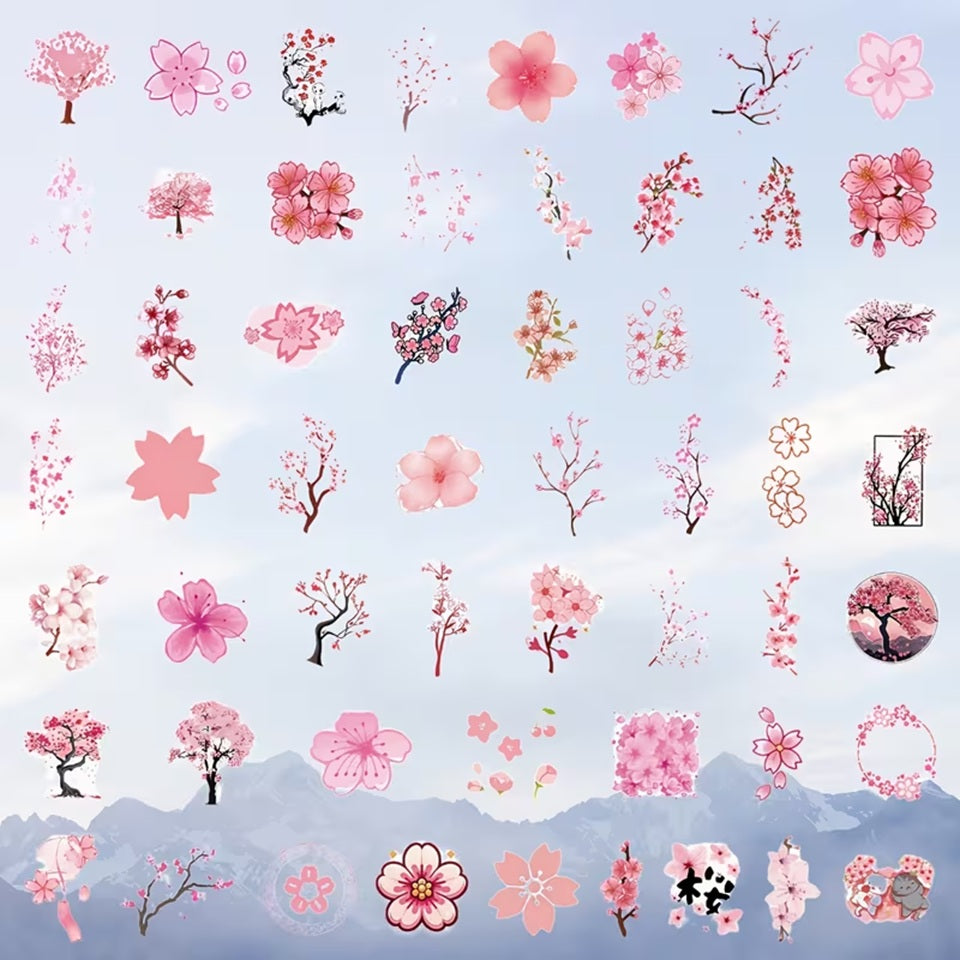 Stickers Sakura en Lot de 20 (-20%)