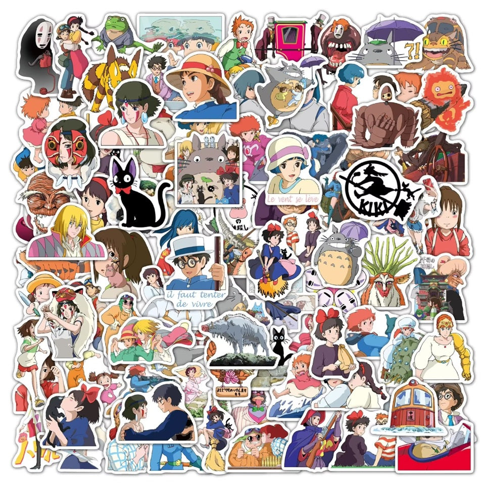Stickers Ghibli Lot de 20 Pièces