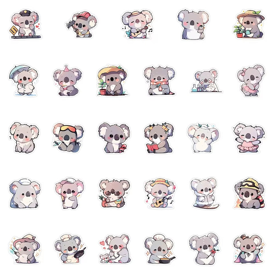 Sticker Koala en Lot de 20