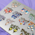 Lot de 20 Stickers Lanternes Décoratives