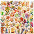 Stickers en Fleurs pour Livres