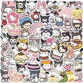 Lot de 20 Stickers Sanrio Colorés
