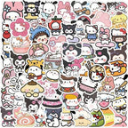 Lot de 20 Stickers Sanrio Colorés