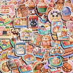 Lot de 20 Stickers Gourmandises Adhésifs