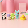 Lot de 5 Gommes en Forme d'Animaux