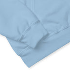 Sweatshirt à Capuche Bleu Ciel Motif Ours Lecteur