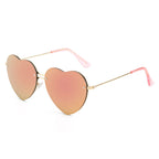 Lunettes de soleil Love Ocean Heart en forme de cœur - Câlin Kawaii