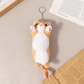 Porte-clés peluche chat long kawaii - Câlin Kawaii