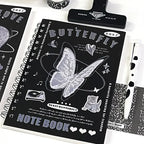 Carnet à spirale Cœur charmant A5 50 feuilles lignées - Câlin Kawaii