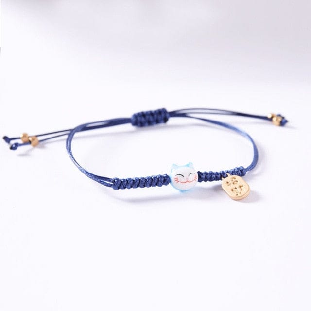 Bracelet chat porte-bonheur kawaii - Câlin Kawaii