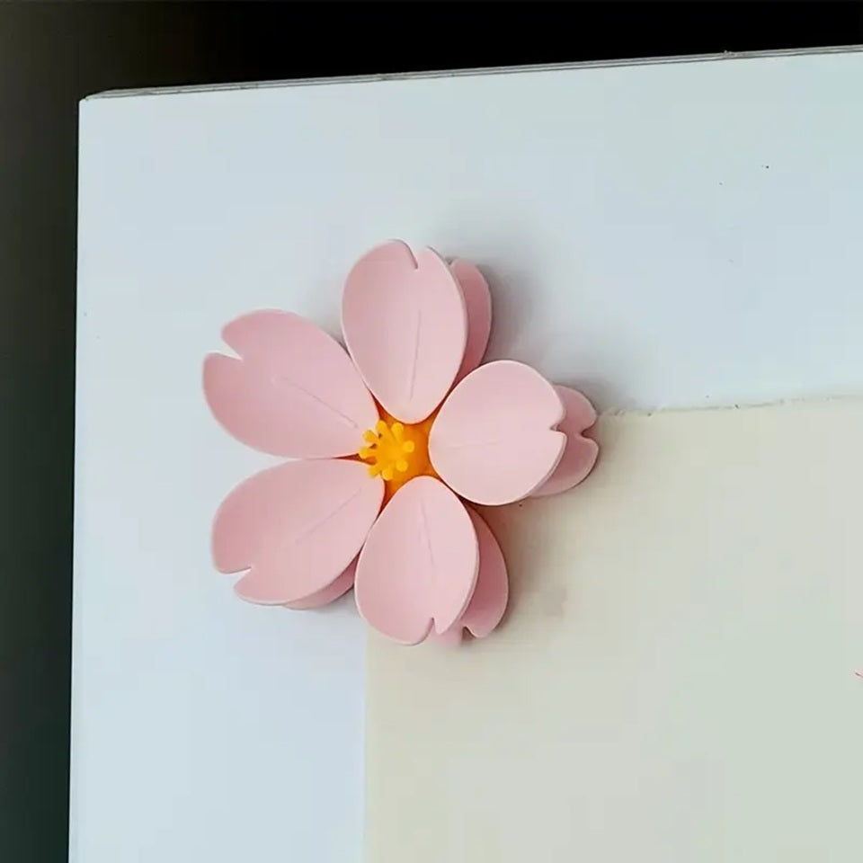 Magnet de Fleur de Sakura avec Pinces