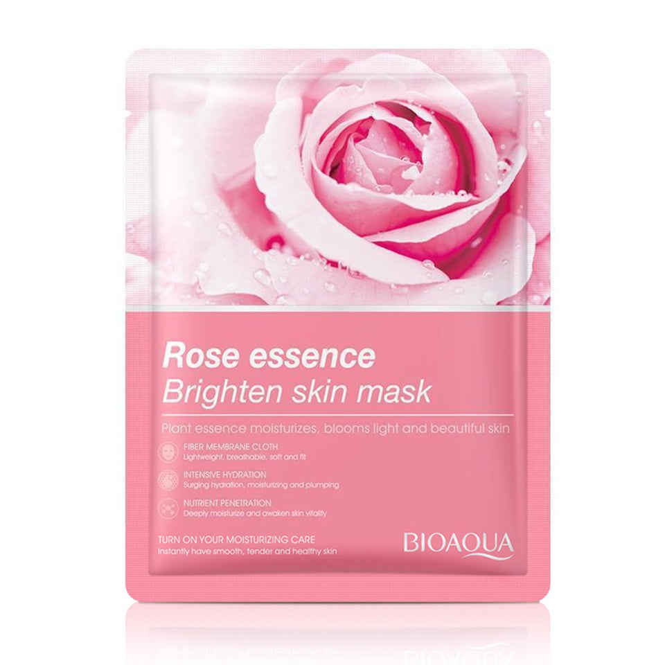 Masque Tissu Rose pour Visage