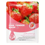 Masque Facial à la Fraise Hydratant