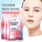 Masque Facial en Tissu à Fleur de Cerisier