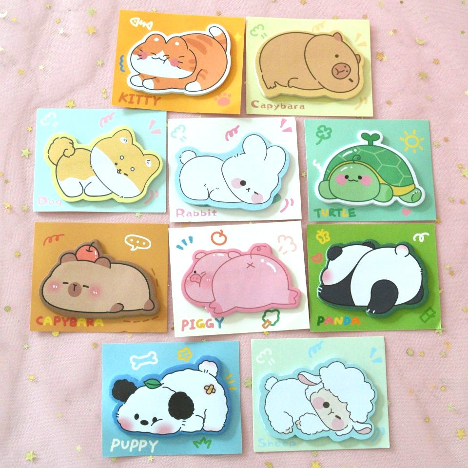 Bloc-Notes Animaux Kawaii Coloré