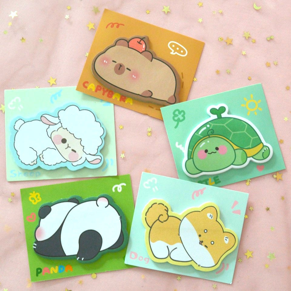 Bloc-Notes Animaux Kawaii Coloré