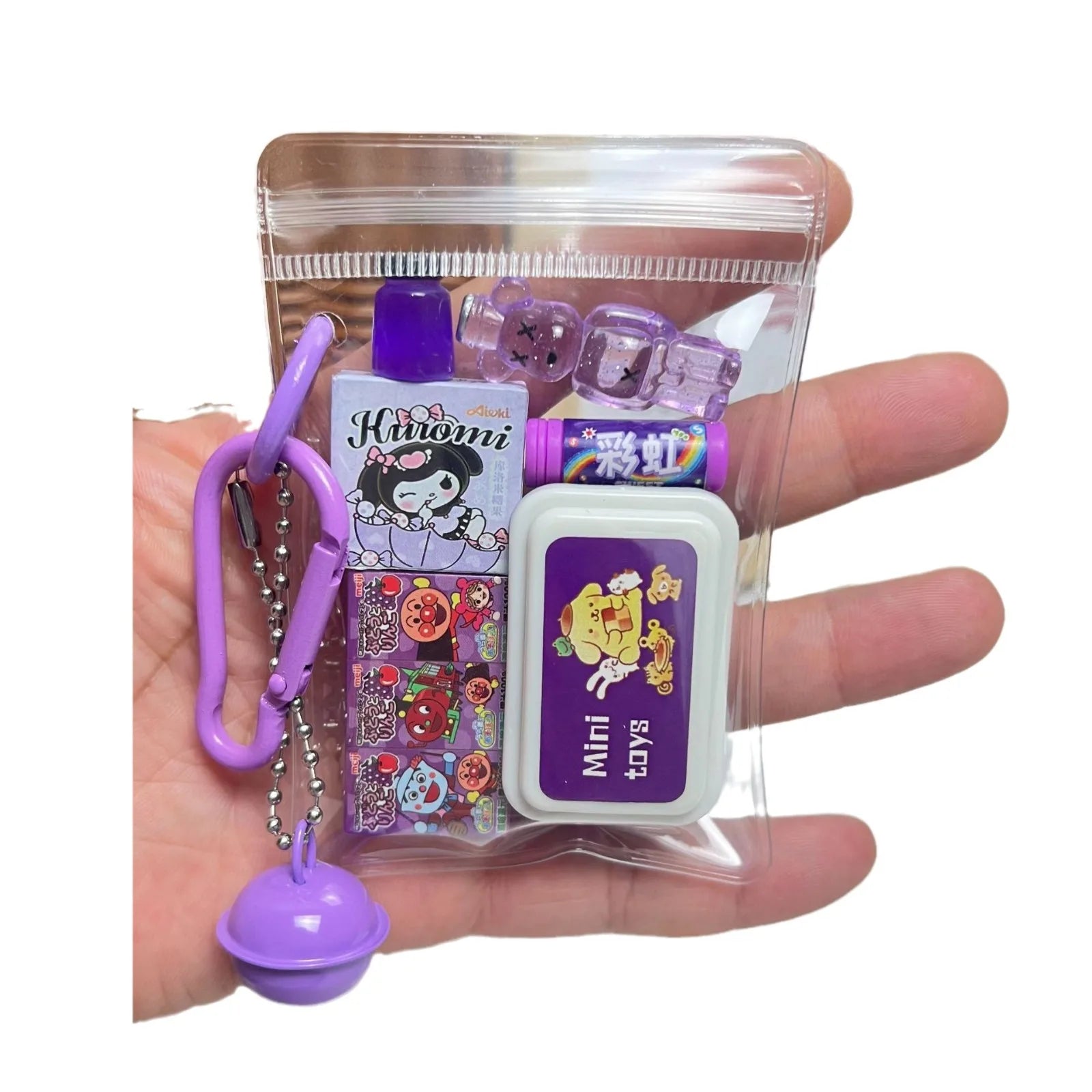 Porte-Clés Miniatures Alimentaires à Clochette
