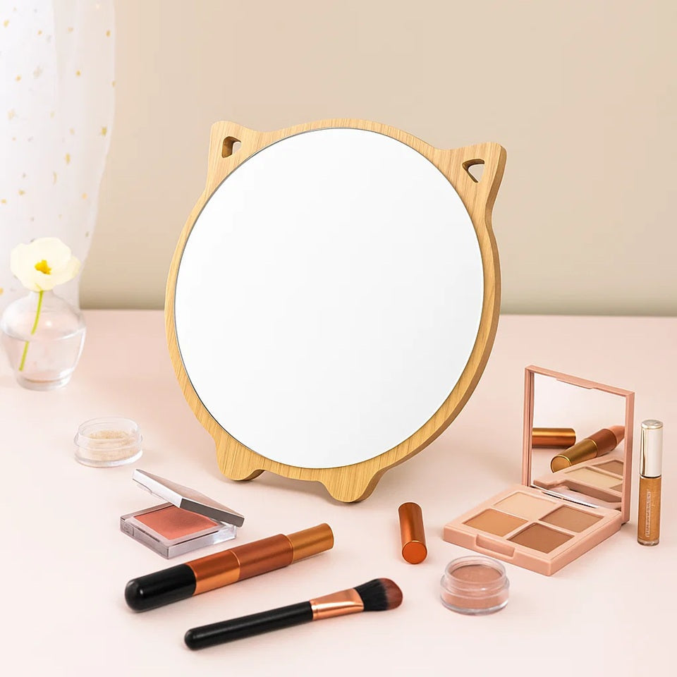 Miroir de Chat aux Oreilles à Poser