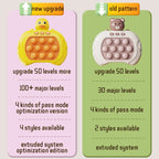 Pop-It Électronique Mignon Ours Crème et Rose