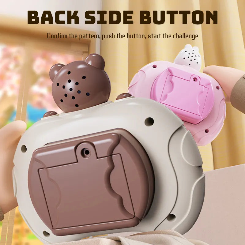 Pop-It Électronique Mignon Ours Crème et Rose