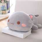 Peluche Kawaii Blanche à Oreilles Roses