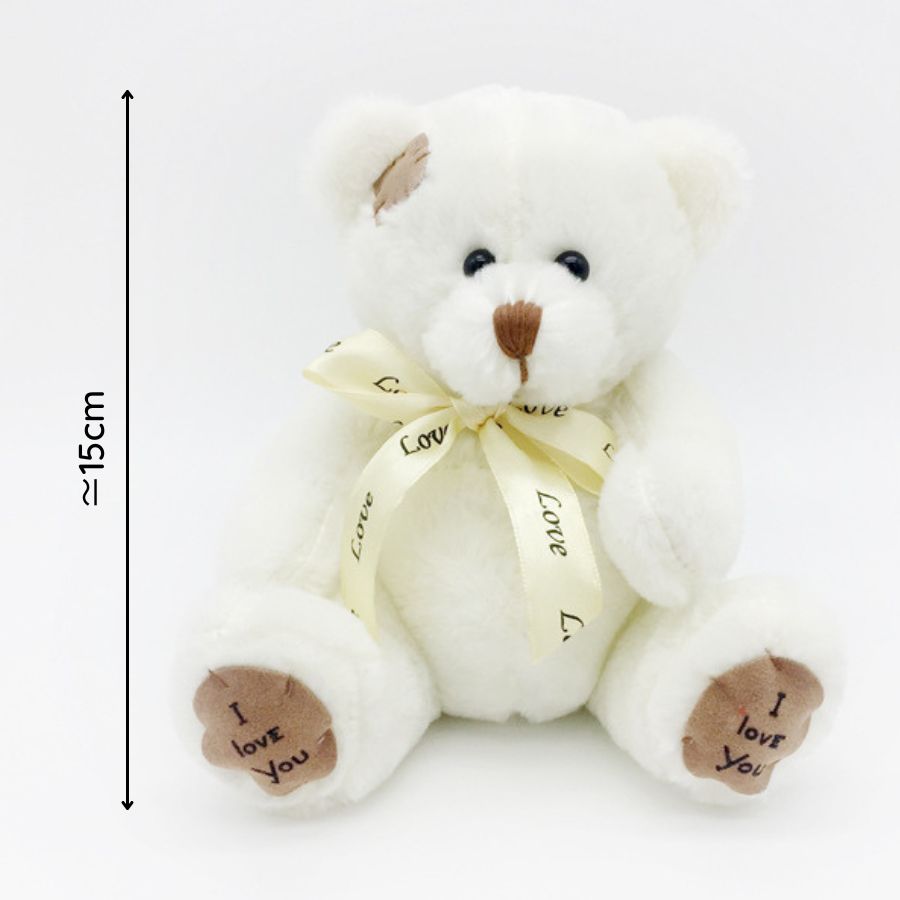Ours en Peluche "I Love You" au Ruban Love