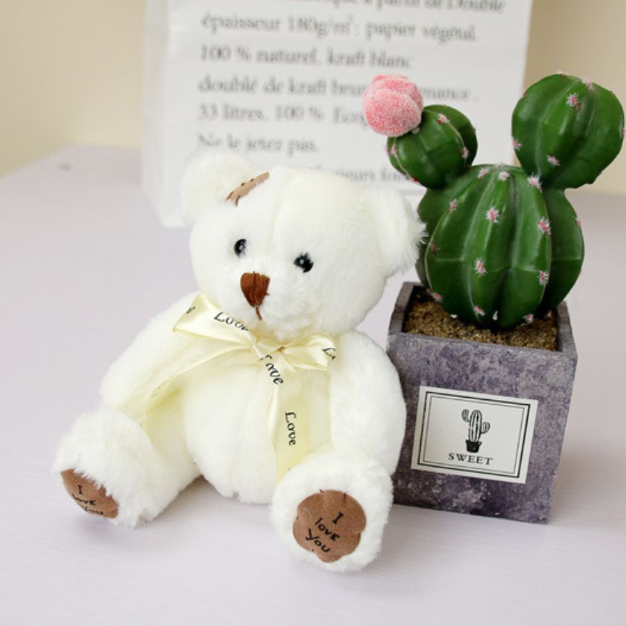 Ours en Peluche "I Love You" au Ruban Love