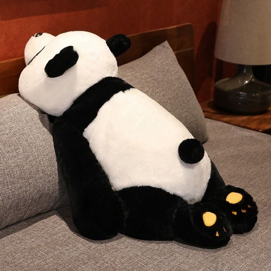 Oreiller de Corps Panda Géant Noir et Blanc
